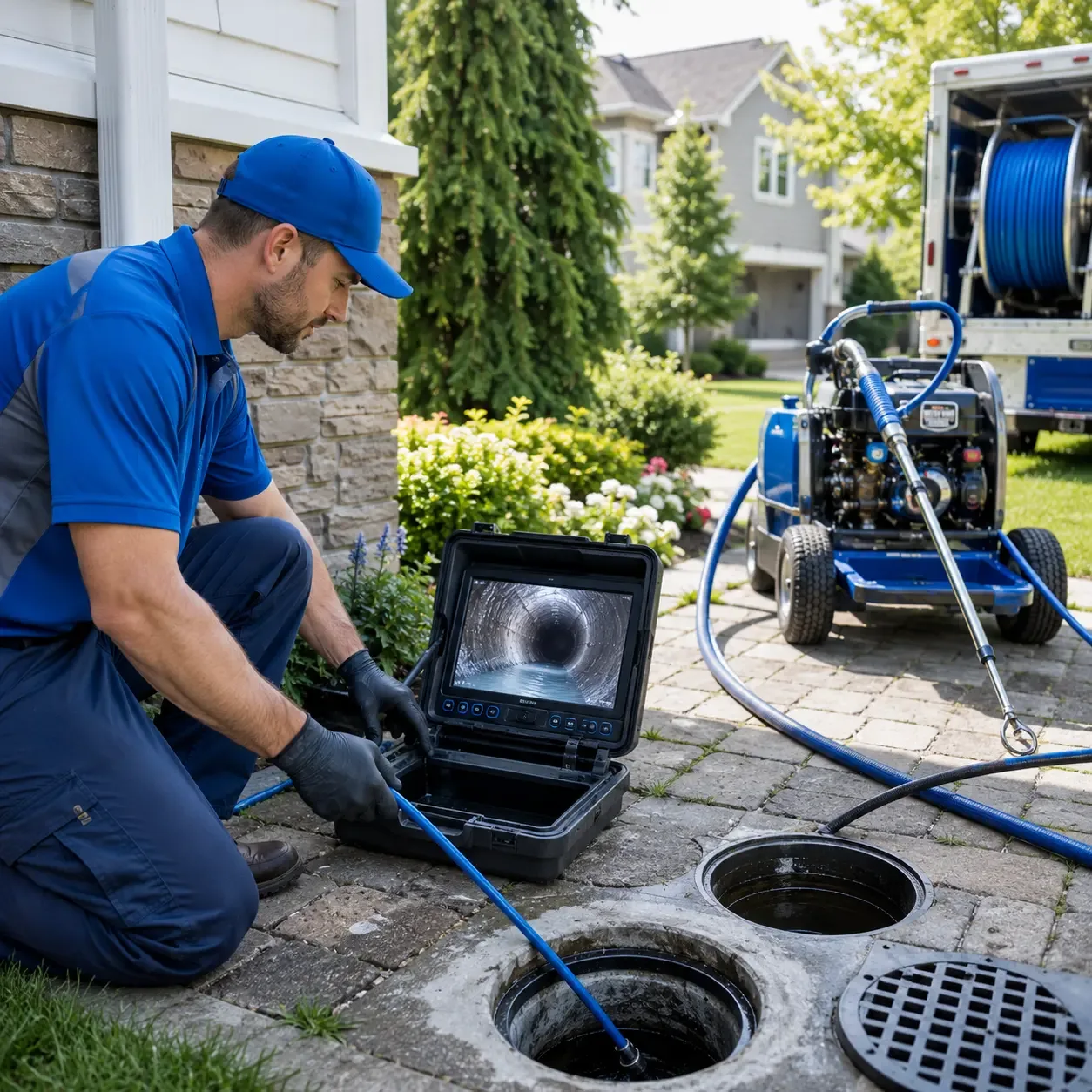 Outdoor drain cleaning professionals serving New Rockford, ND